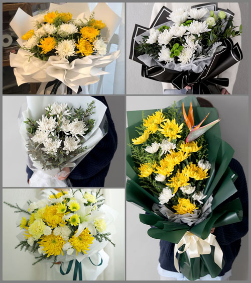 广西梧州藤县白事花束代送